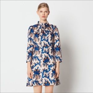 Sandro long sleeve printed dress
